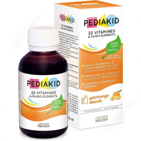 PEDIAKID 22 Vitamines & Oligo-éléments 125ml-1
