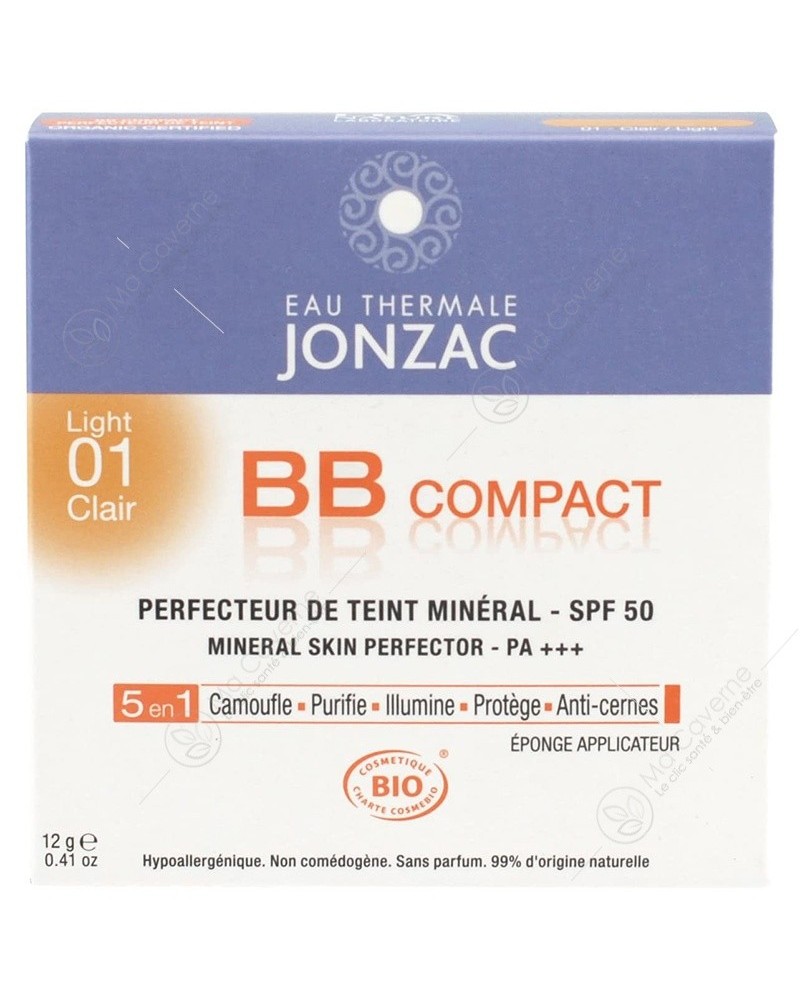JONZAC BB Compact SPF50 N°1 Clair