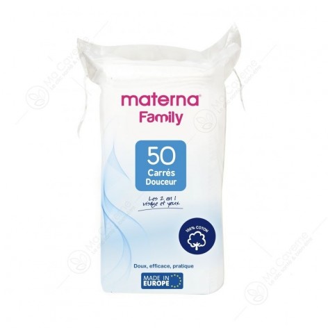 MATERNA Carrés Douceur Démaquillants Bt50-1