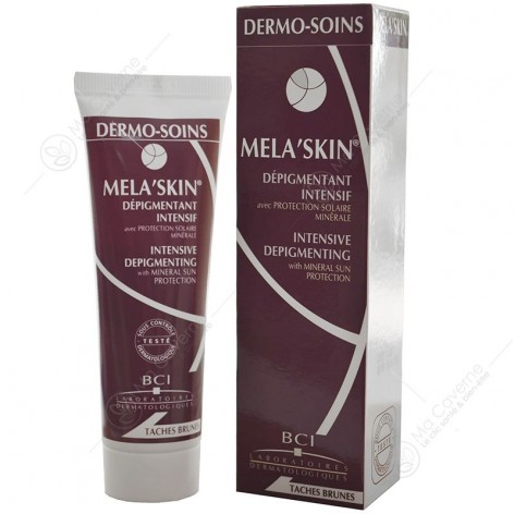 MELA'SKIN Dermo-Soins Dépigmentant Intensif Protection Solaire Minérale 40ml
