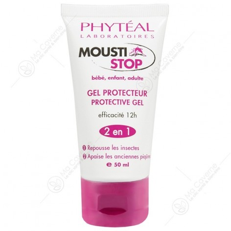 PHYTEAL Moustistop Gel Protecteur Anti-Moustique 50ml-1