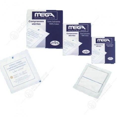 MEGA Compresse 30X30 Mega 16 Plis-1