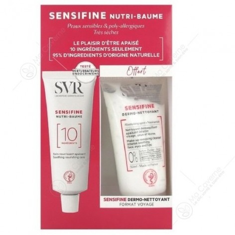 SVR Sensifine Nutri-Baume 40ml + Sensifine Dermo Nettoyant Démaquillant 40ml Offert-1