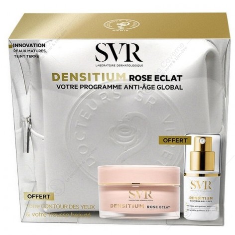 SVR Trousse Densitium Rose Eclat 50ml + Contour Des Yeux 15ml Offert-1
