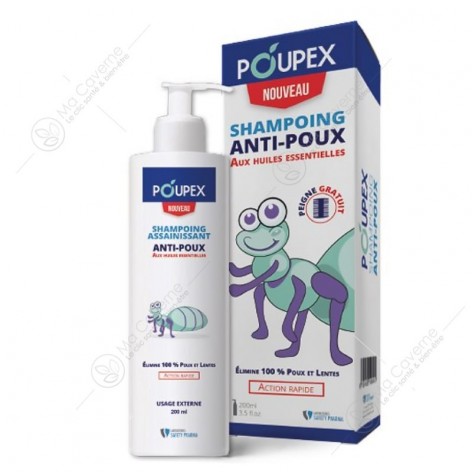 SAFETY PHARMA POUPEX Shampoing Anti-Poux 200ml-1