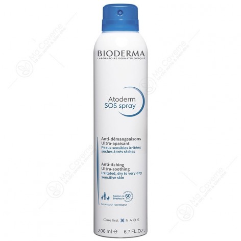 BIODERMA Atoderm SOS Spray Anti-démangeaisons Ultra-apaisant 200ml-1