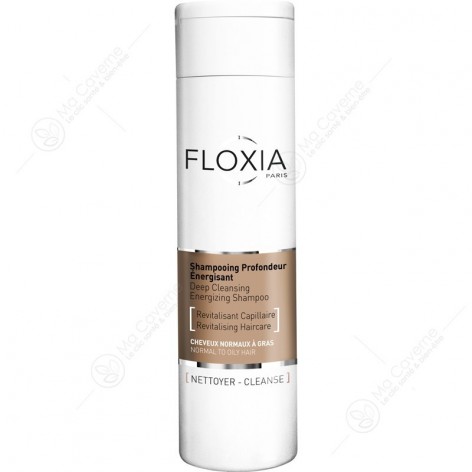 FLOXIA Shampoing Profondeur Energisant Cheveux Normaux à Gras 200ml-1