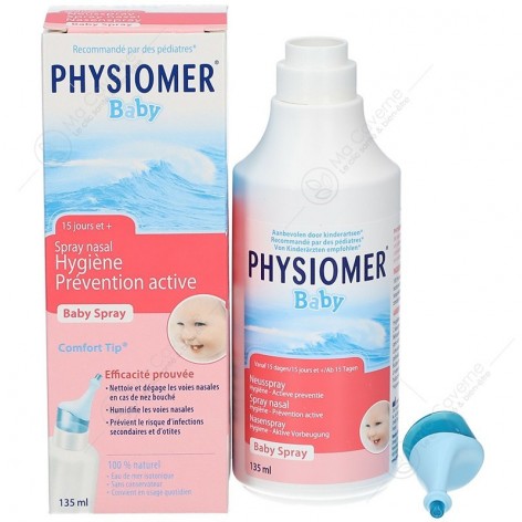 PHYSIOMER Baby Spray nasal Hygiène prévention active 135ml-1