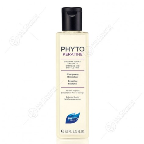 PHYTO PHYTOKERATINE Shampoing Réparateur 250ml-1