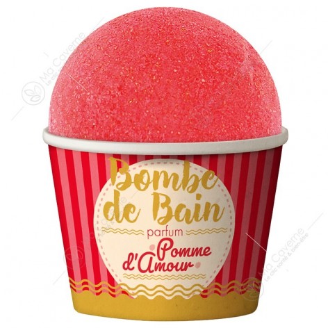 Les Petits Bains de Provence Bombe De Bain Pomme D'Amour 115g-1