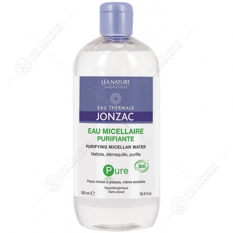 JONZAC Pure Eau Micellaire Purifiante Bio 500ml-1