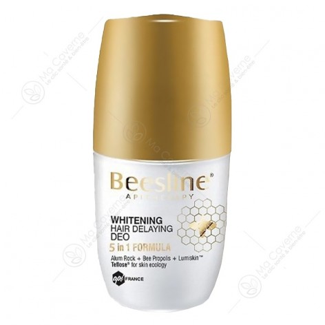 BEESLINE Déodorant Eclaircissant anti repouse 5en1 Roll-on 50ml-1