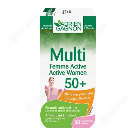 ADRIEN GAGNON Multi Femme Active 50 + 30 Cp-1