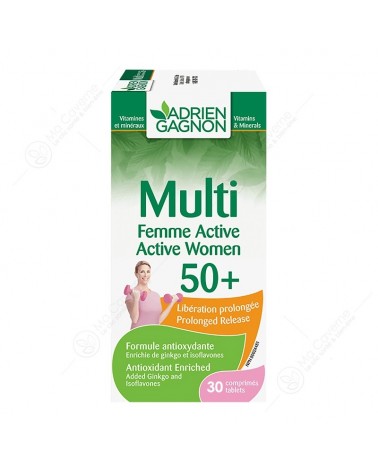ADRIEN GAGNON Multi Femme Active 50 + 30 Cp-1