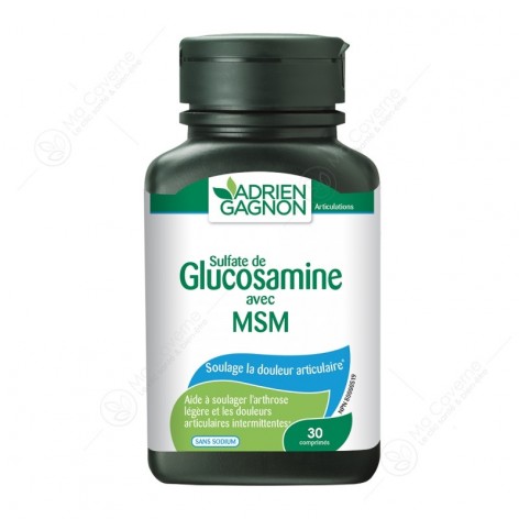 ADRIEN GAGNON Glucosamine Avec MSM 30 Cp-1