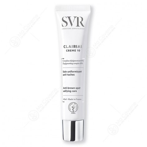 SVR Clairial Crème 10 Soin Uniformisant Anti-Taches 40ml-1