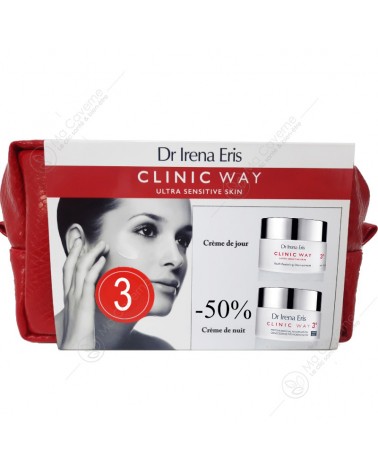 Dr Irena Eris Clinic Way Trousse 3 Crème Jour + Crème Nuit