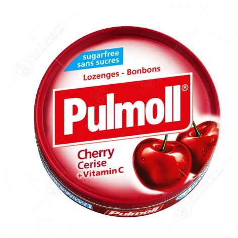 Pulmoll Cerise Vitamine C sans Sucre 45g