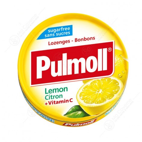 Pulmoll Citron Vitamine C sans Sucre 45g