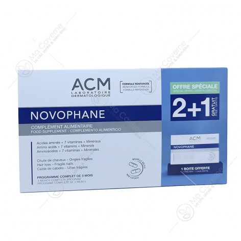 ACM Novophane Ongles et Cheveux Offre Spéciale 2 mois + 1