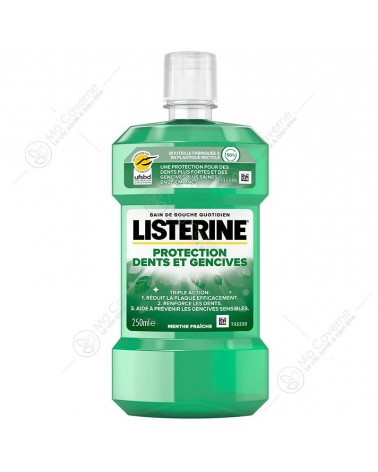 LISTERINE Bain de Bouche Protection Dents et Gencives 250ml