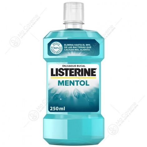 LISTERINE Bain de Bouche Menthol Saveur Douce 250ml