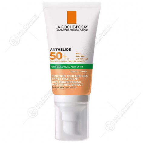 LA ROCHE-POSAY Anthelios Gel Crème Toucher Sec Anti Brillance Teinté SPF50+ 50ml-1