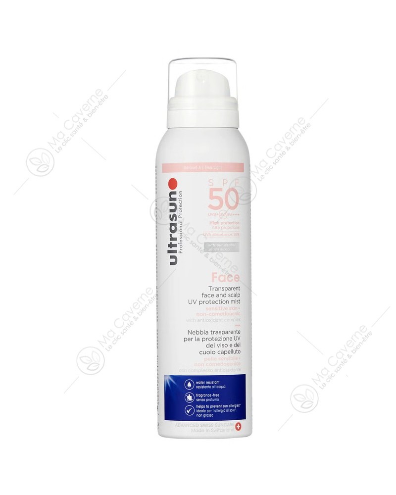 ULTRASUN Ecran Spray Face SPF50+ 75ml