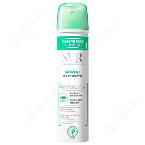 SVR Spirial Spray Végétal Déodorant Anti-Humidité 48H 75ml-1