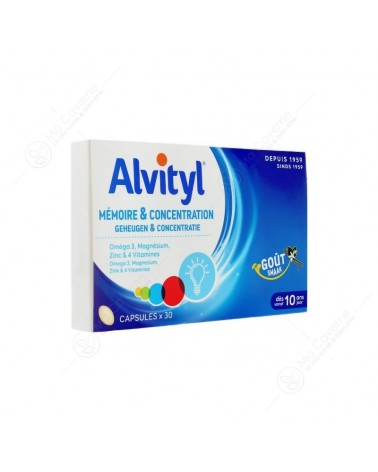 ALVITYL Mémoire et Concentration 30 Cps-1