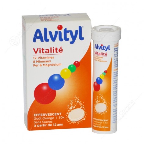 ALVITYL Multivitamine Sans Sucre Bt 30Cp Effervescents-1