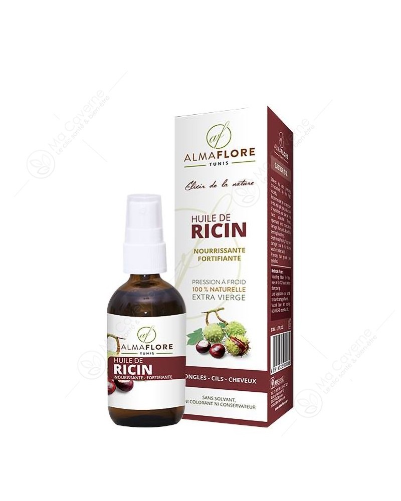 ALMAFLORE Huile de Ricin Bio 50ml-1