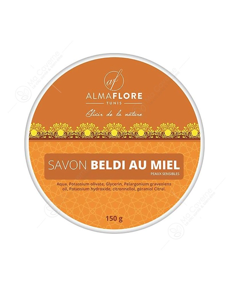 ALMAFLORE Savon Beldi Au Miel 150g-1