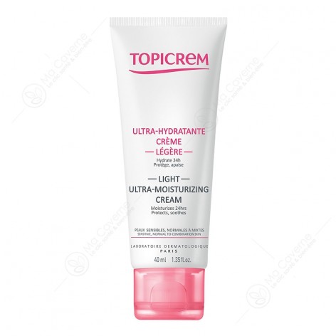TOPICREM Hydra + Ultra-Hydratante Crème Visage Légère 40ml-1